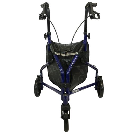 Lightweight TriWalker 3 Wheel Folding Rollator Mobility Walking Aid